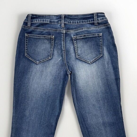 Maurices Jeans Womens M Short Jegging Skinny Blue Denim Stretch Measures 30 x 29 - Picture 6 of 9